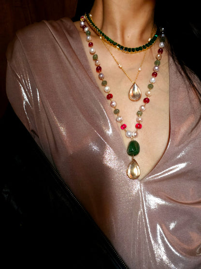 Sawai tennis necklace