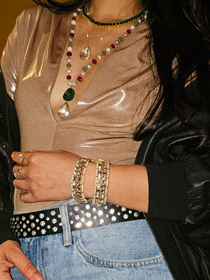 Champagne drop cosmo necklace