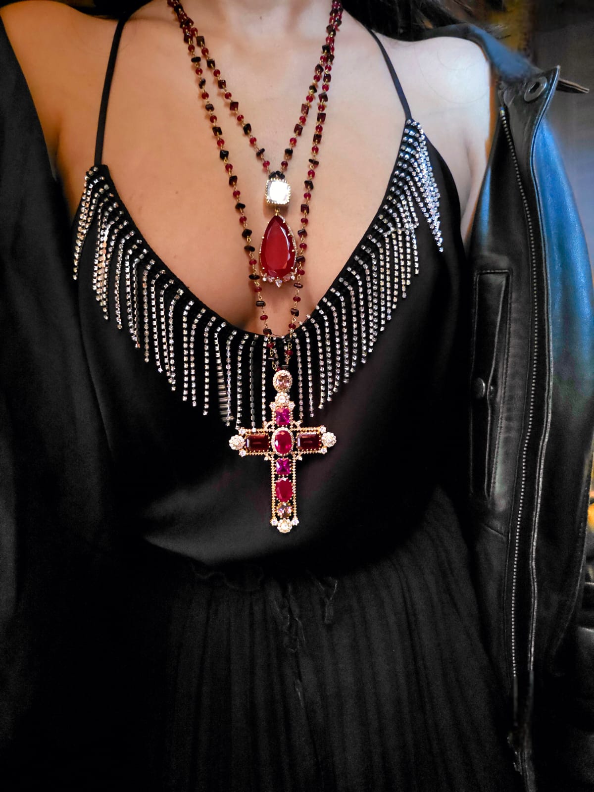 Liberty cross pendant