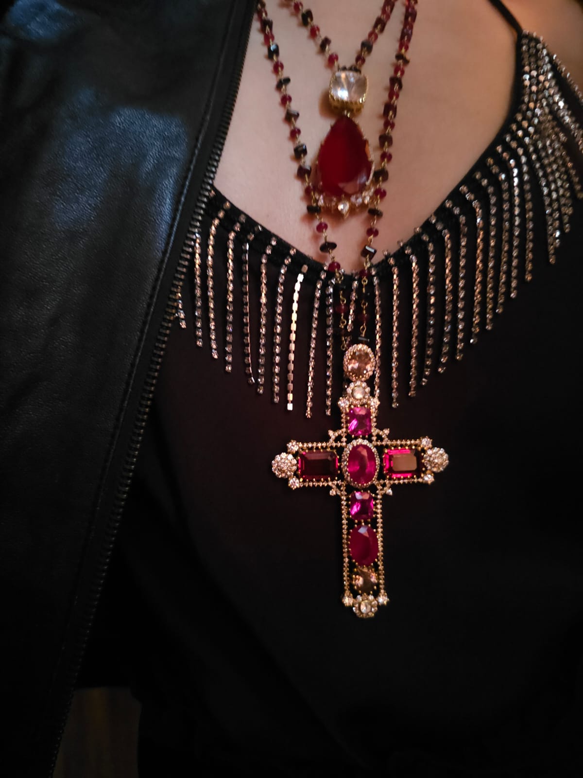 Liberty cross pendant