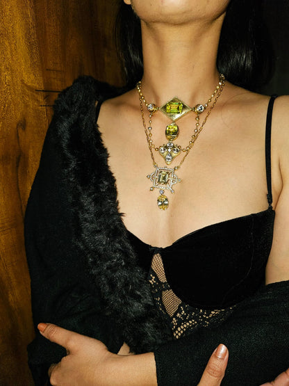 Carlton silver necklace