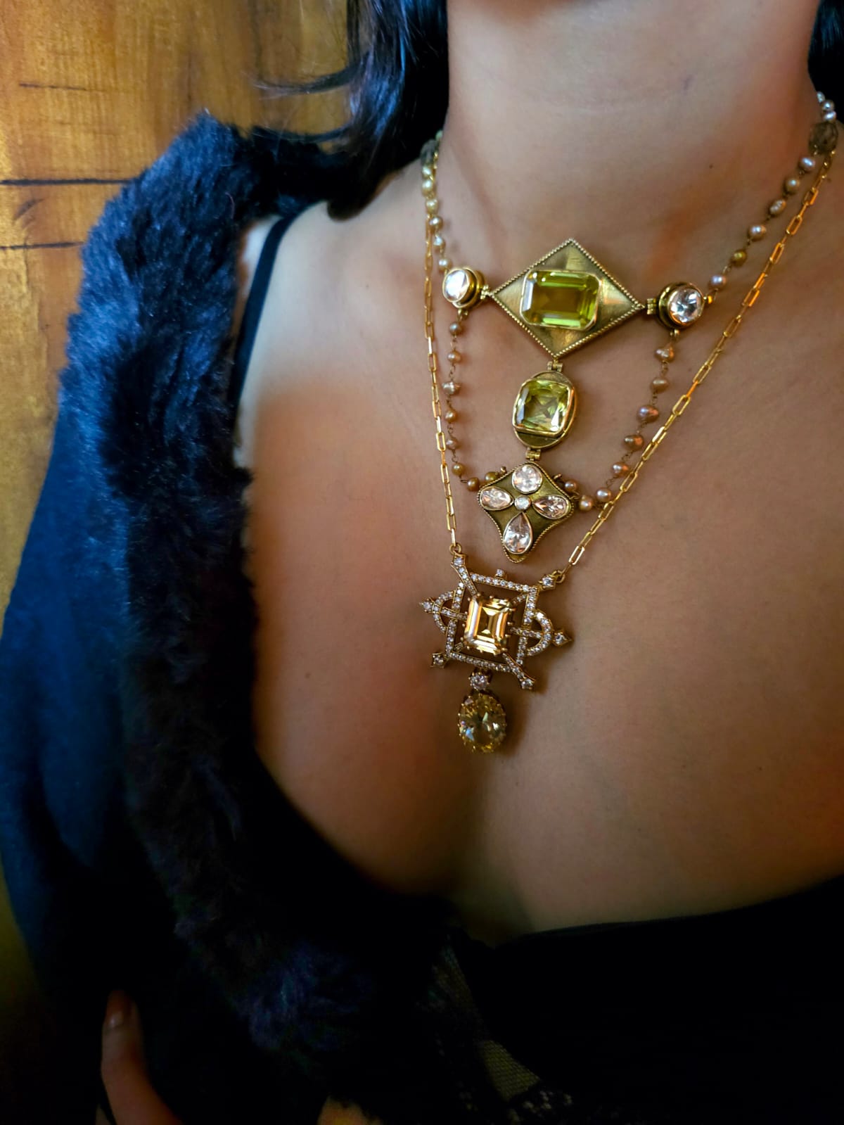 Carlton silver necklace