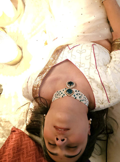 Sawai crown necklace