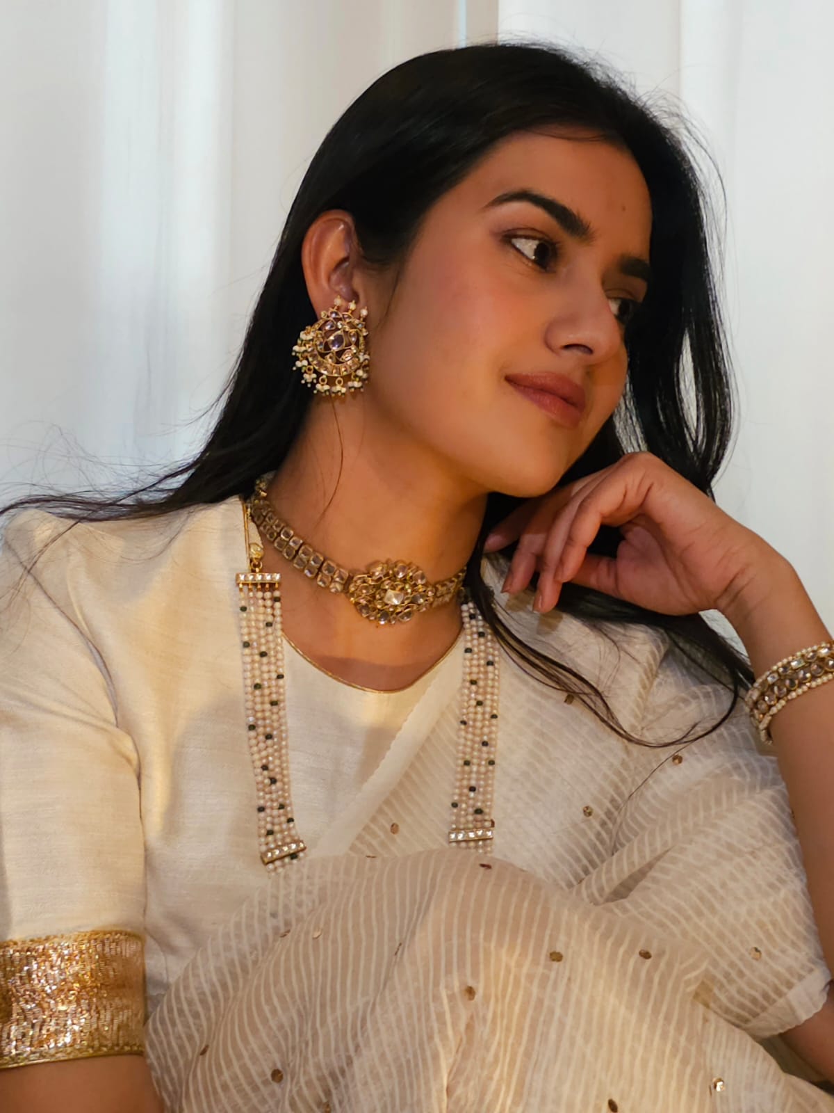 Pepper queen chand studs