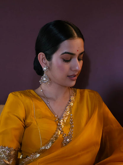 Sandhya jhanki pearl earrings