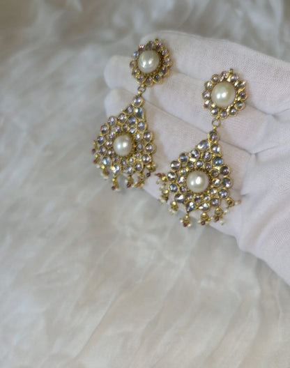 Sandhya jhanki pearl earrings