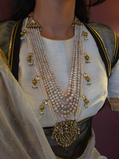 Maharaja unisex pearl necklace