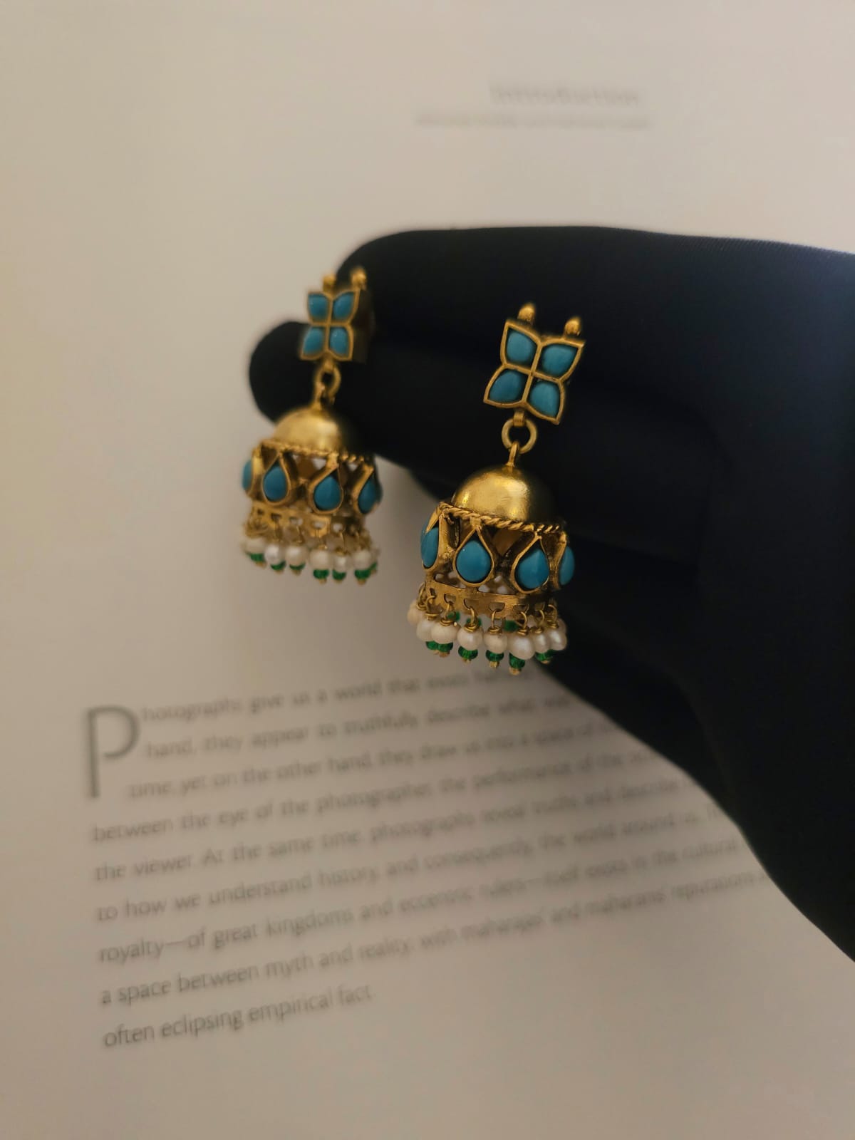 Amber turquoise choker set