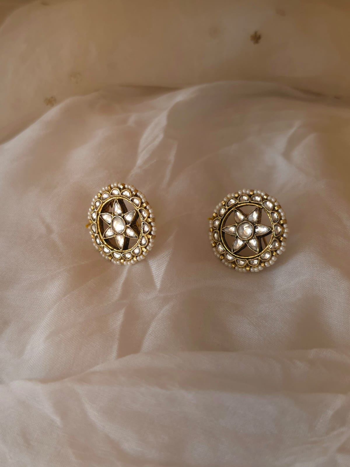 Suraj tal flower studs