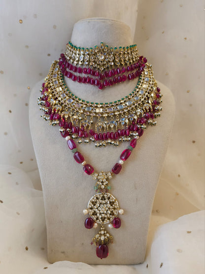 Ruh-kashmir empress necklace