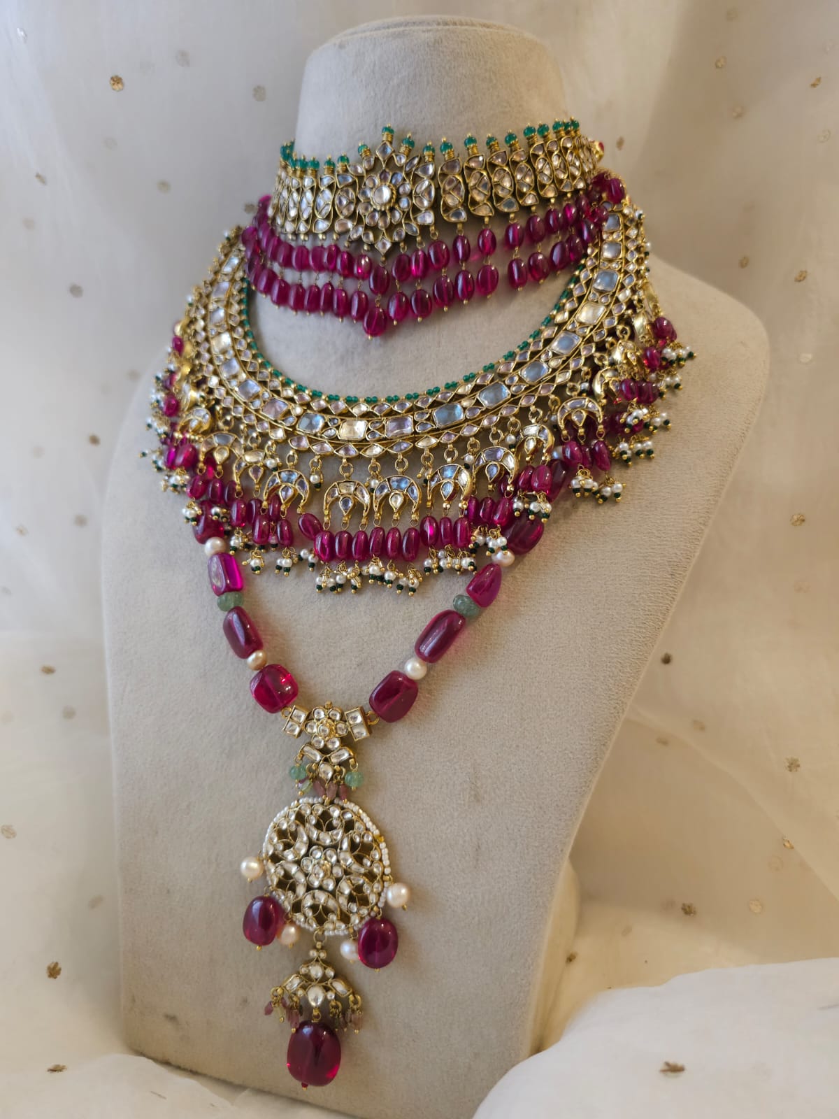 Ruh-kashmir queen necklace