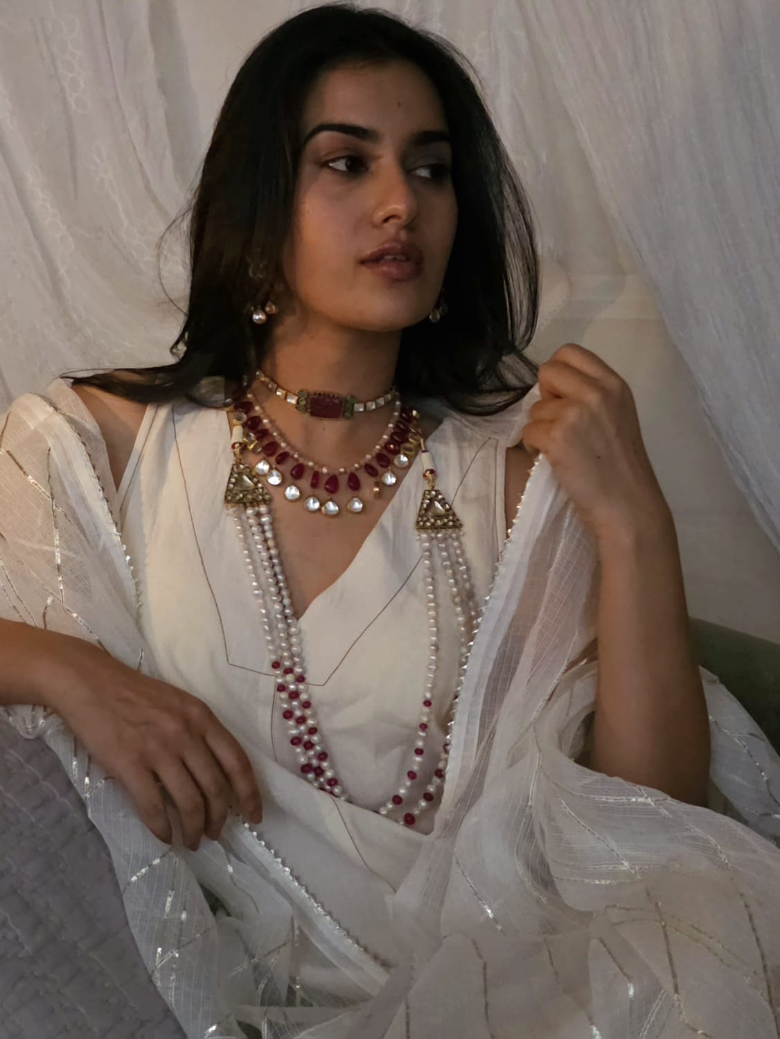 Raktagandha choker necklace