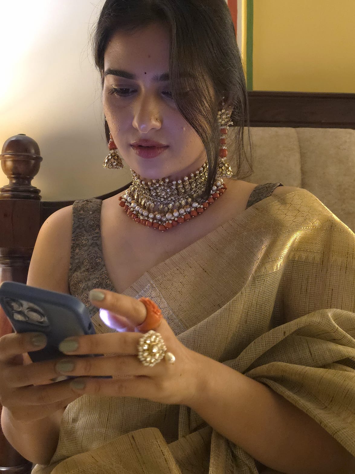 Sundareshwari meenakshi jhumkas