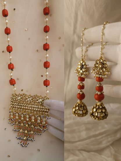 Sundareshwari meenakshi necklace set