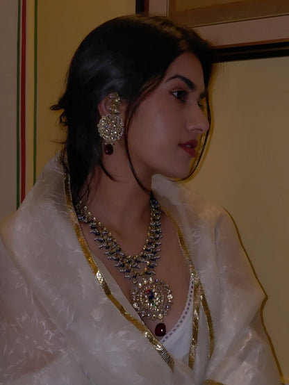 Ruh-kashmir empress earrings