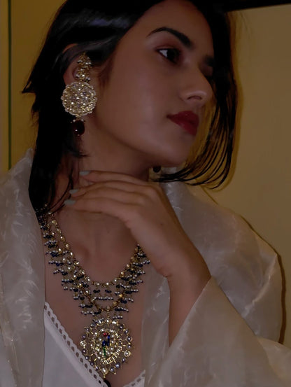 Ruh-kashmir empress earrings