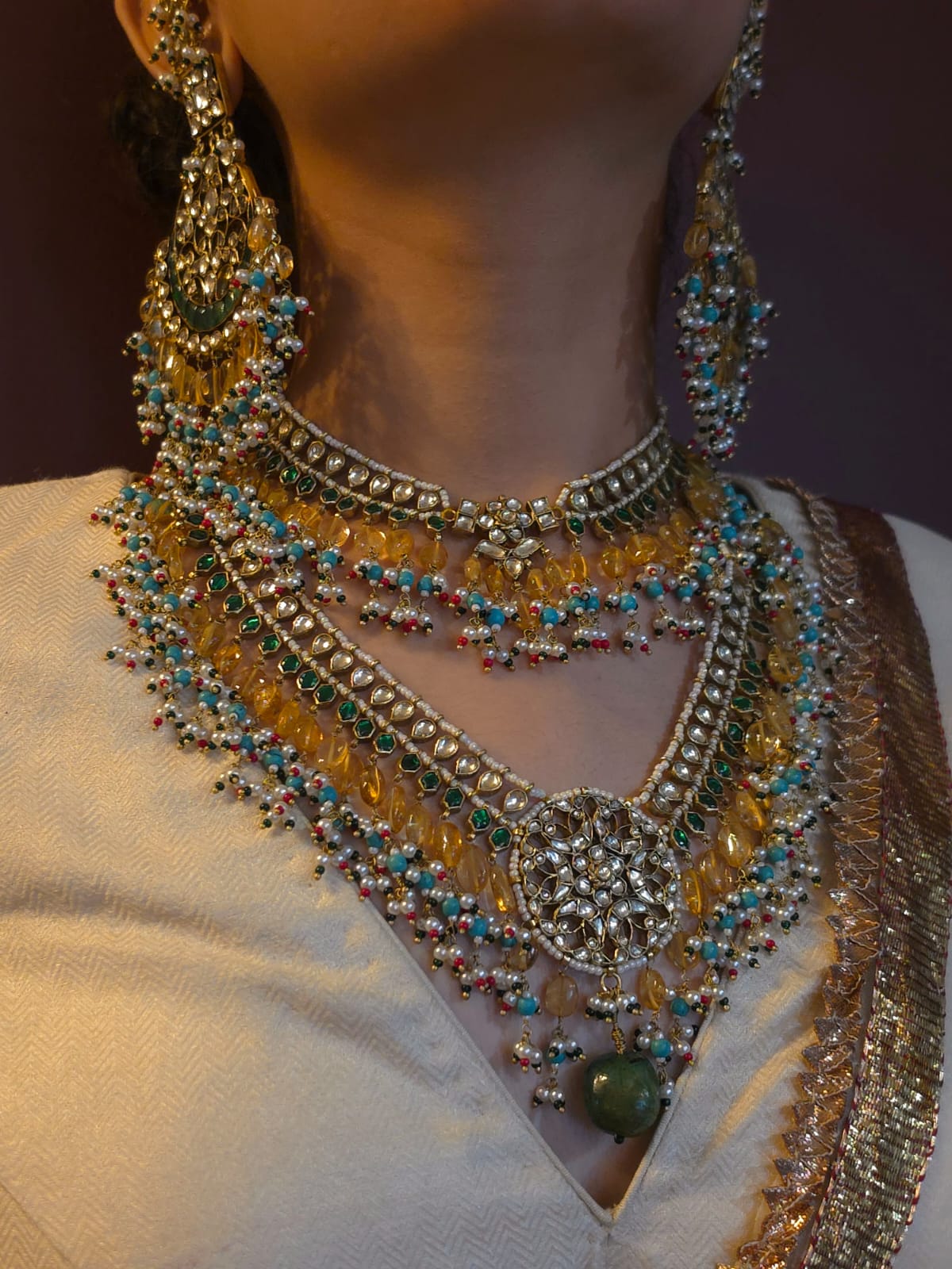 Chandpole choker necklace