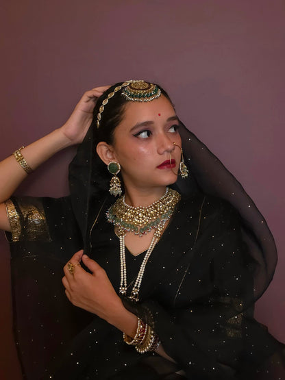 Chandra taal queen necklace set