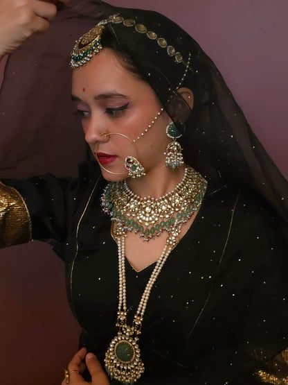 Chandra taal queen necklace set