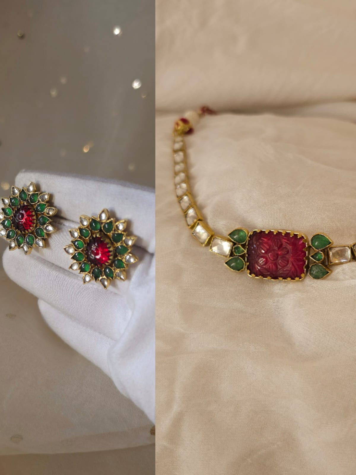 Raktagandha choker necklace