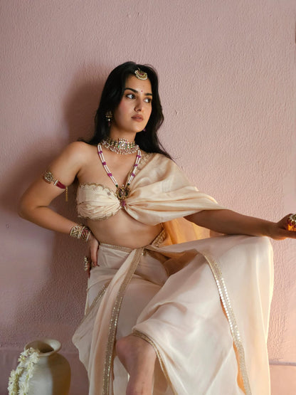 Mahamayur choker necklace set