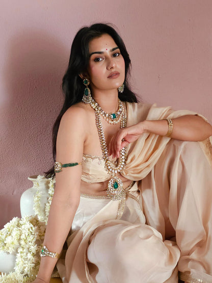 Sawai queen long necklace set