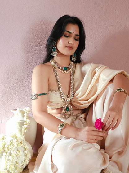 Sawai queen long necklace set