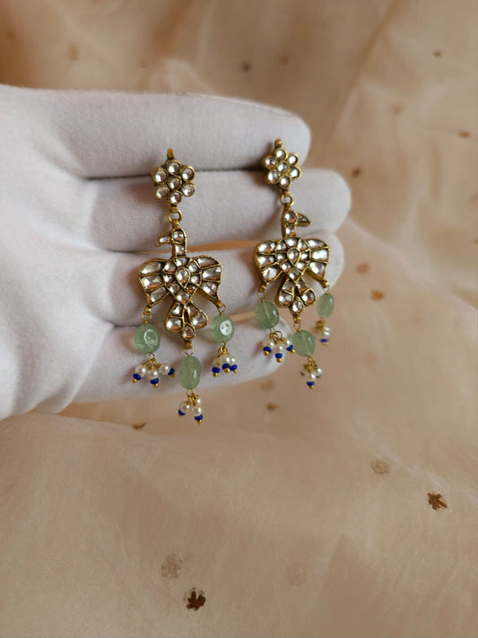 Ryul hawk pearl earrings