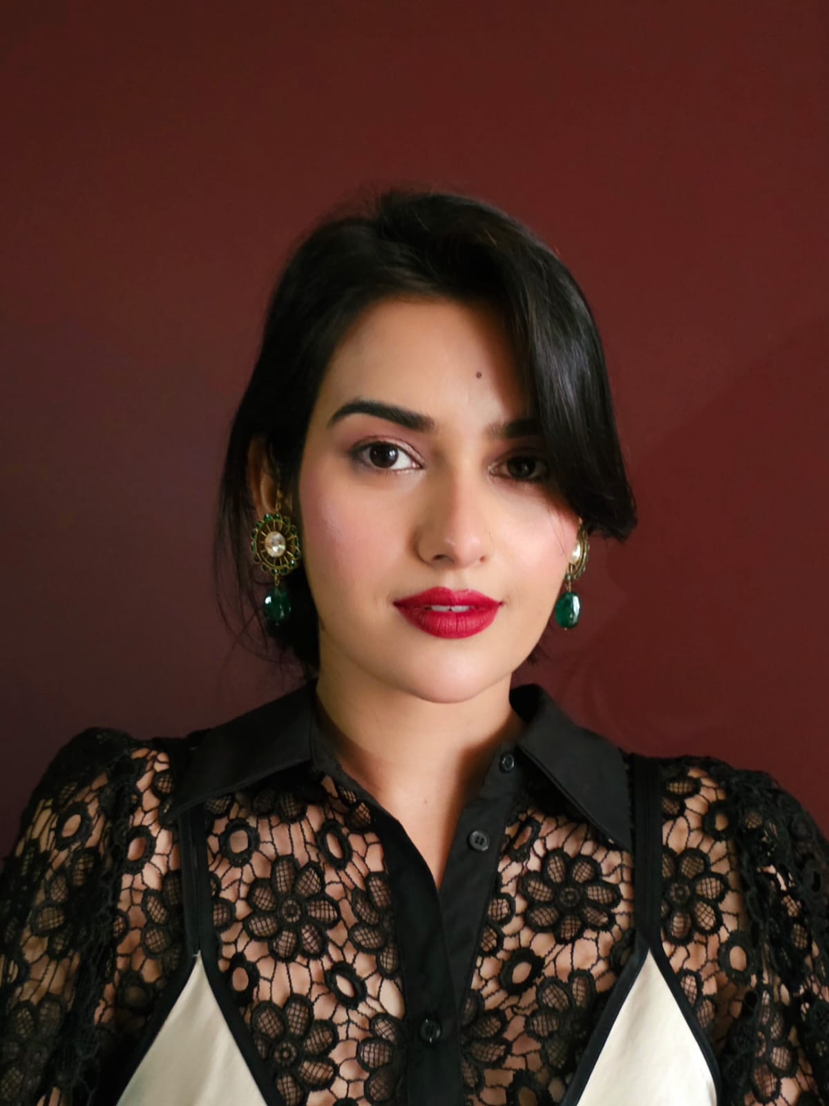 Sawai round earrings