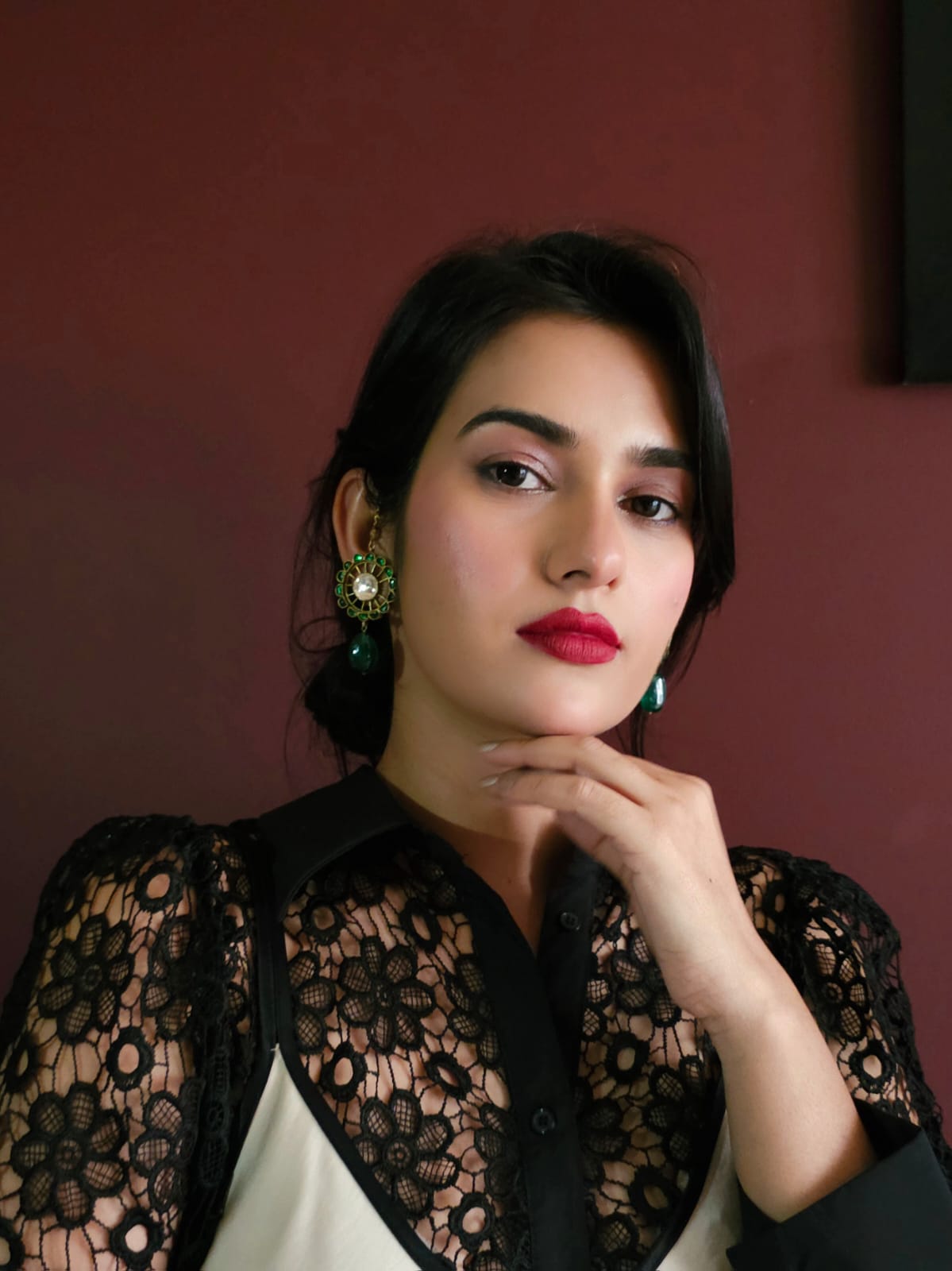 Sawai round earrings