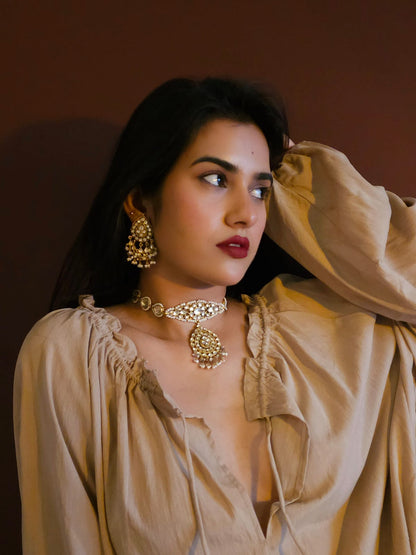 Hiranmayi tourmaline necklace set
