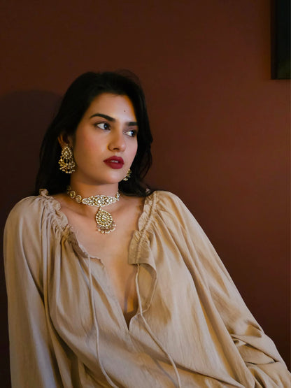 Hiranmayi tourmaline necklace set