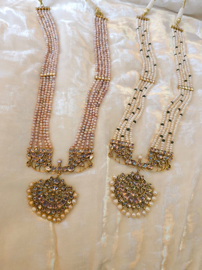 Golden belle antique polki necklace