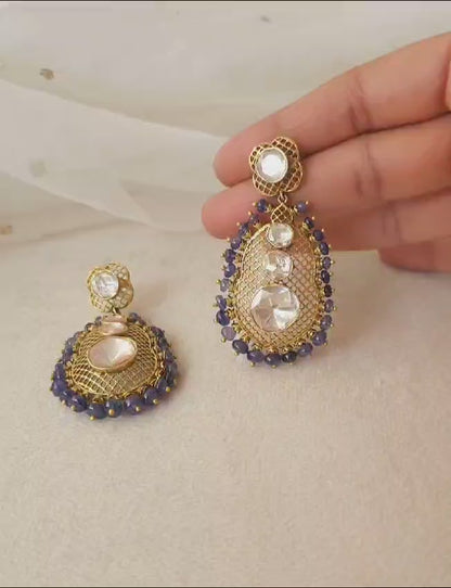 Udai pol lattice earrings