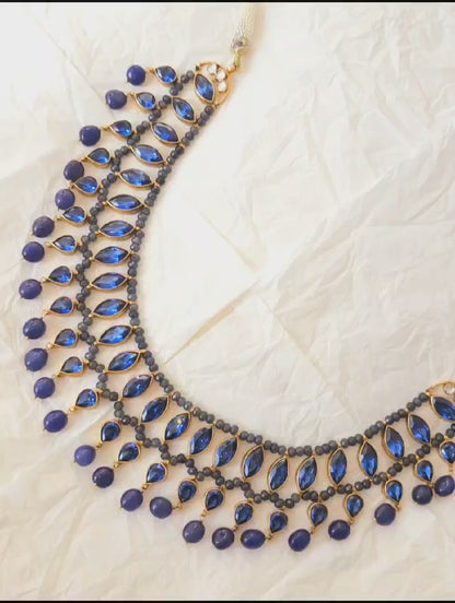 Bluehari admiral necklace