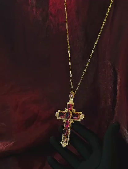 Liberty cross pendant