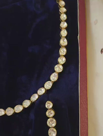 Heart of Jaipur polki necklace