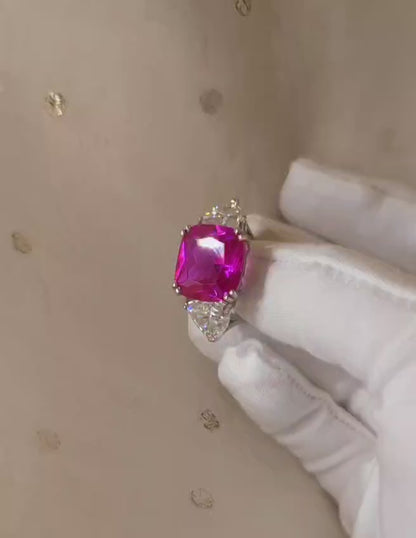 Miraval moissanite ring