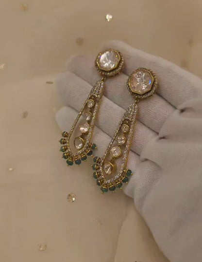 Diwan-E-Aam silver earrings