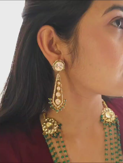 Diwan-E-Aam silver earrings