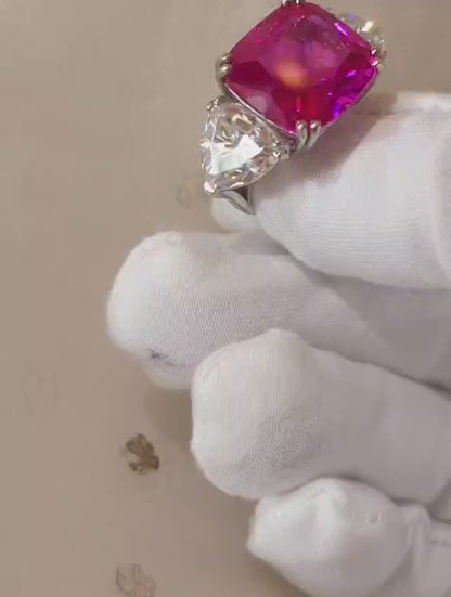 Miraval moissanite ring