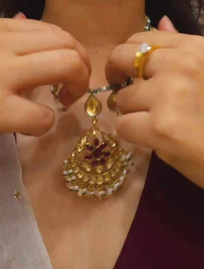 Rhodolite Indus necklace