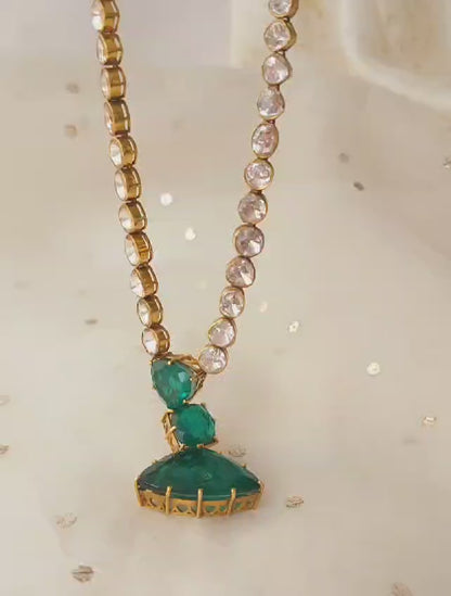 Maniharo ka polki necklace
