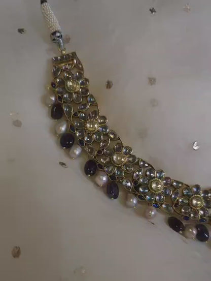 Pop nakshatra amethyst necklace