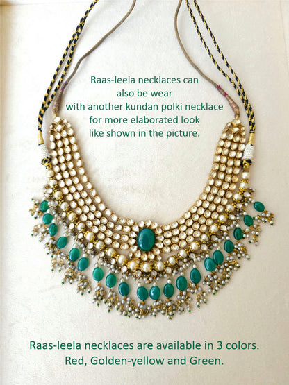 Raas-leela onyx necklace